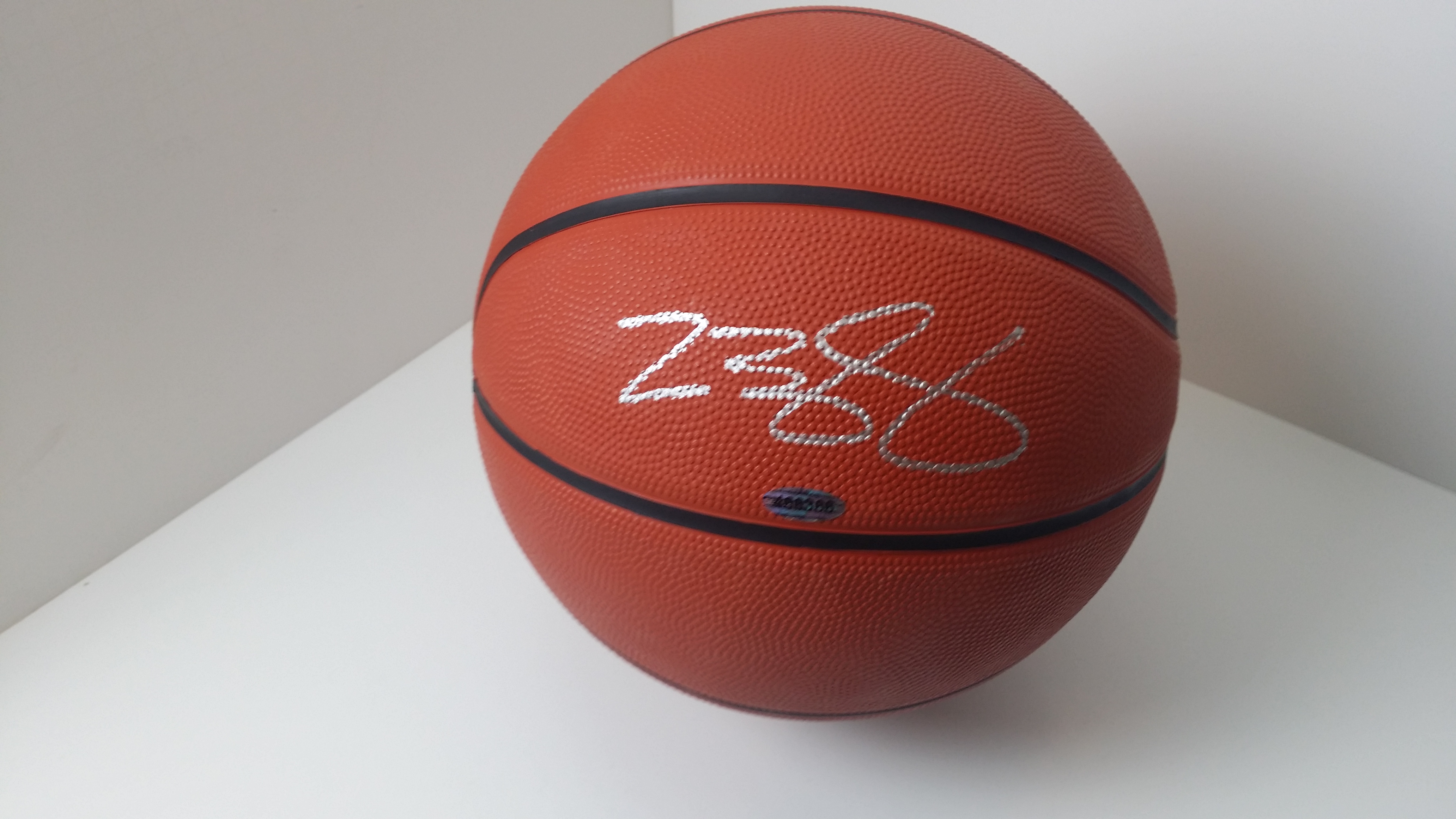 Lebron James autographed Basketball 